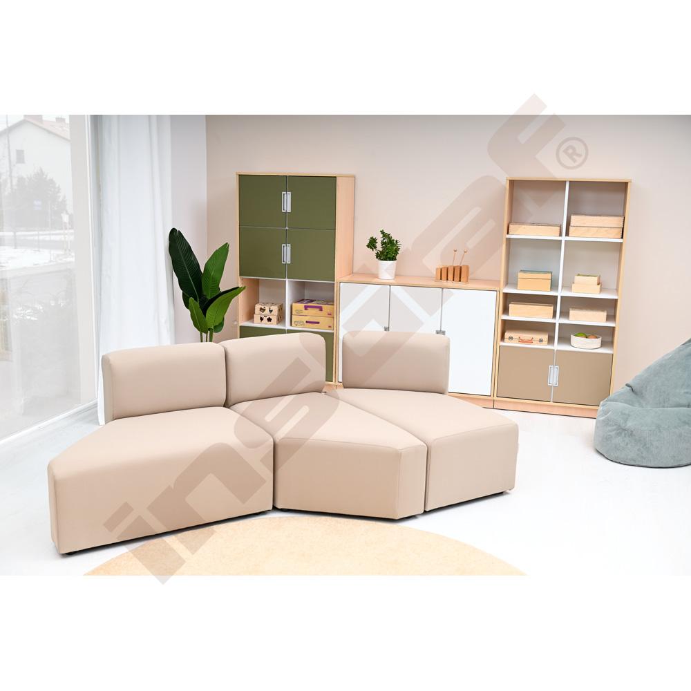 Sedadlo s opierkou Modern One - béžové