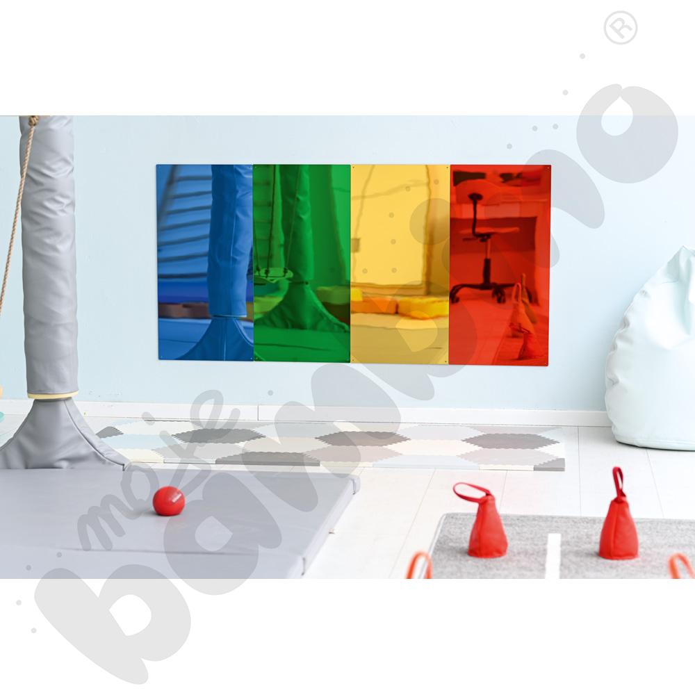 Tęczowe lustro - zielone