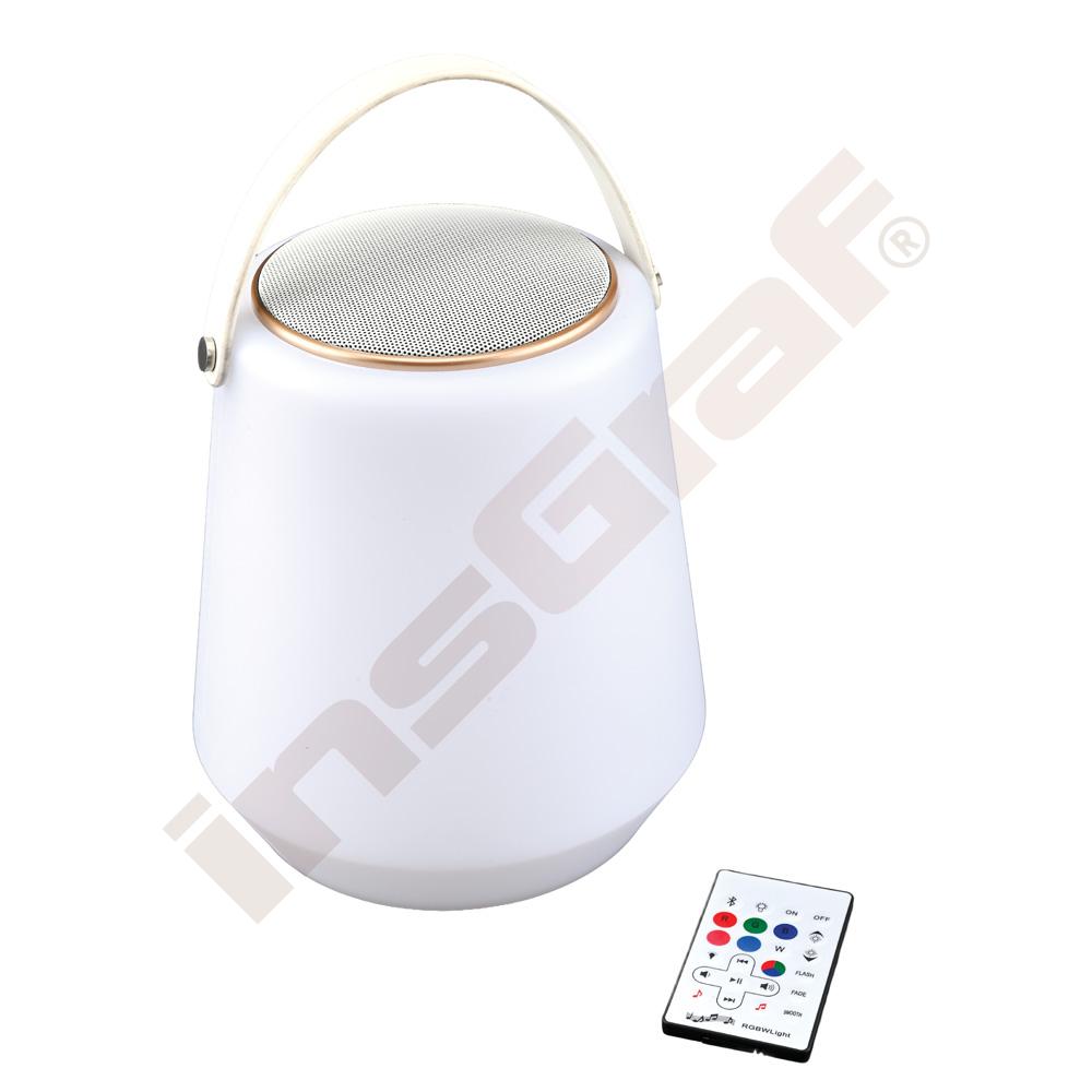 Prenosná LED lampa s reproduktorom