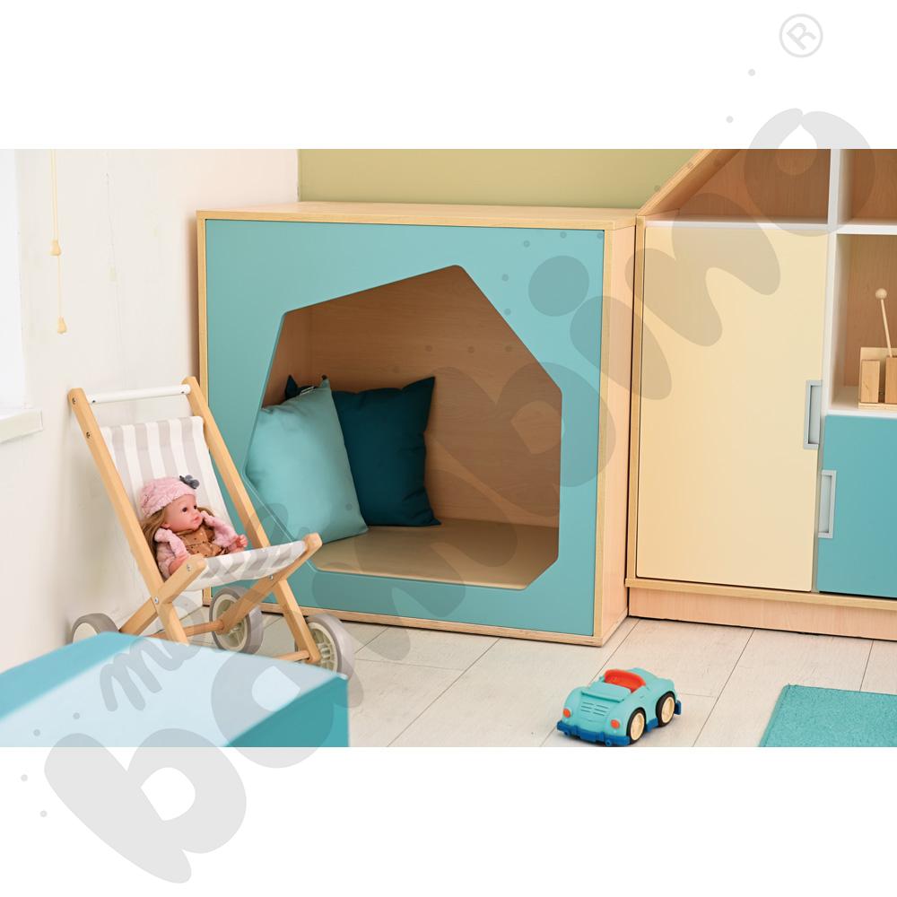 Quadro - kryjówka turkusowy pastel