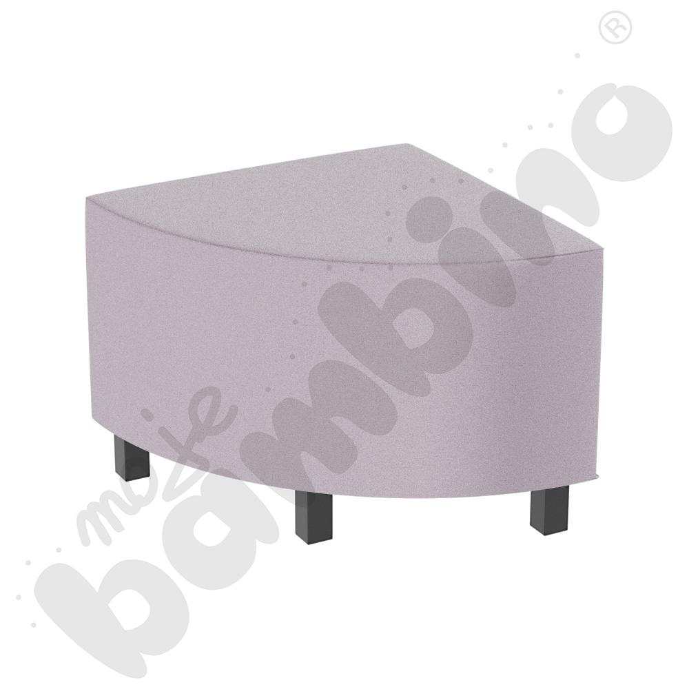 Pufa Universum 1/4 koła narożna, tkanina KG21