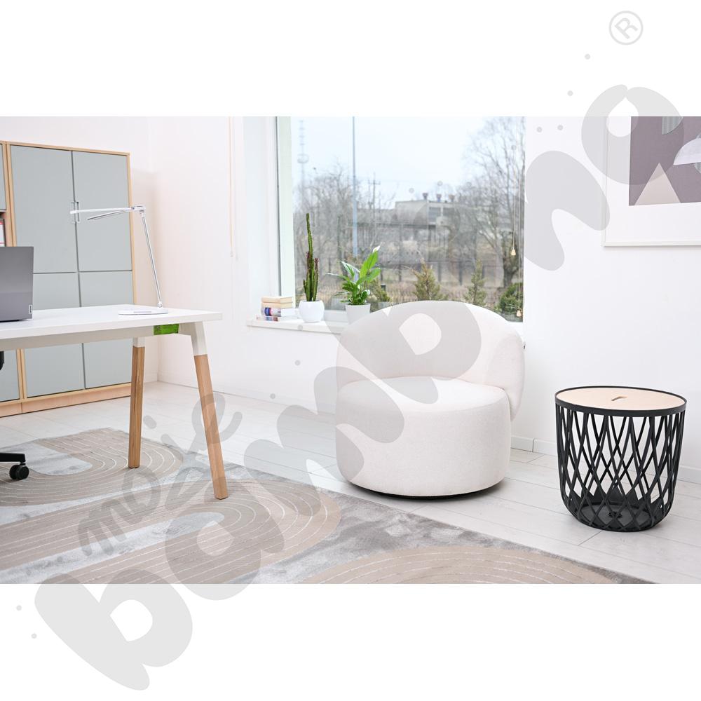 Fotel obrotowy Natalie biały